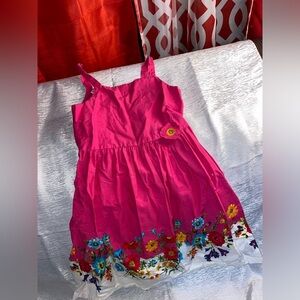 Girls Sun Dress Pink